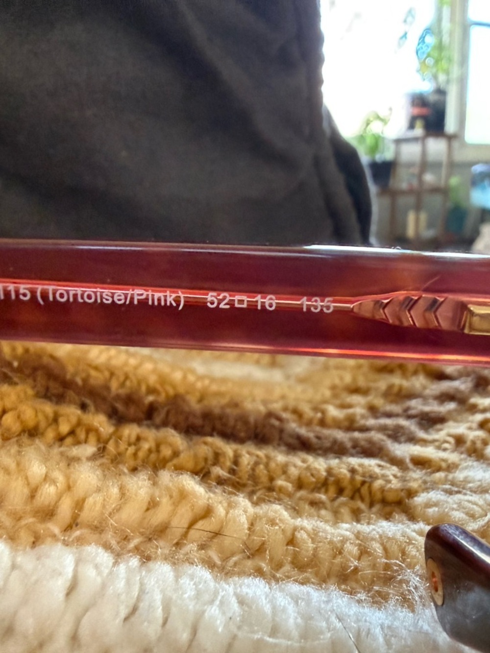 Coach Brooklyn Rectangle Shaped Glasses in Pink/Tortoise - Picture 7 of 10